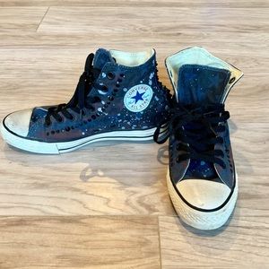 Studded high top Converse